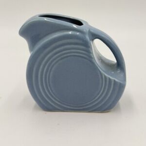 Fiestaware Periwinkle Mini Disc Creamer Pitcher
